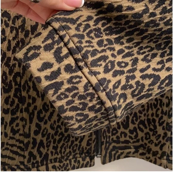 RAFAEL Sport Cheetah Print Jacket Size M - Picture 4 of 5